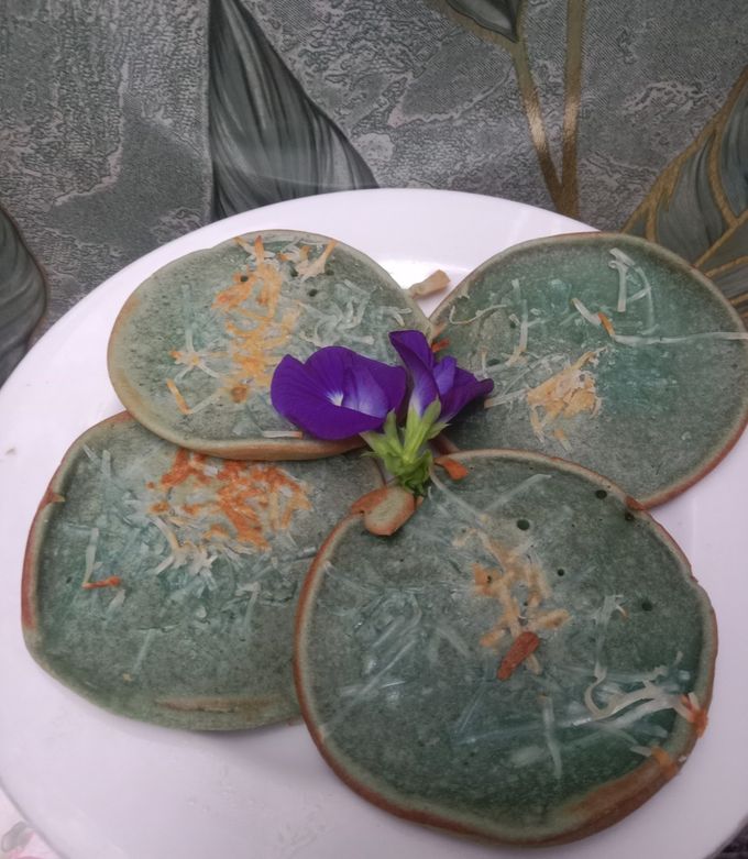 Foto resep Pancake Bunga Telang