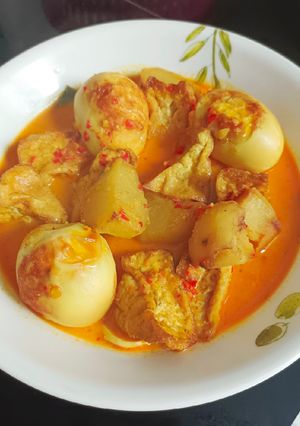 Foto resep Sayur Tahu Telur Kentang ala Warteg