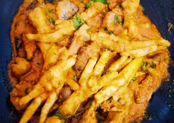 Resep Rica rica ceker kemangi Anti Gagal