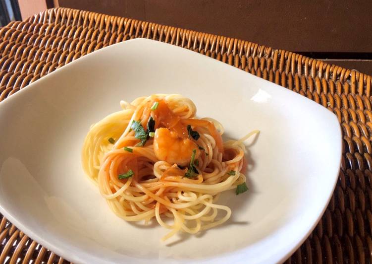 Spaghetti Saus Udang Simple
