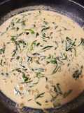Espinacas a la crema