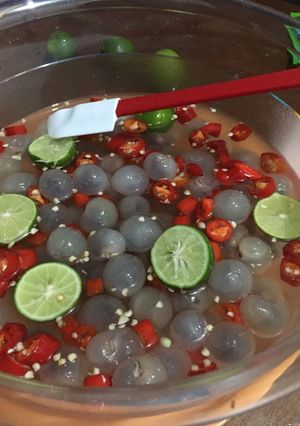 Foto resep Asinan longan asam manis #merahputih 🇮🇩