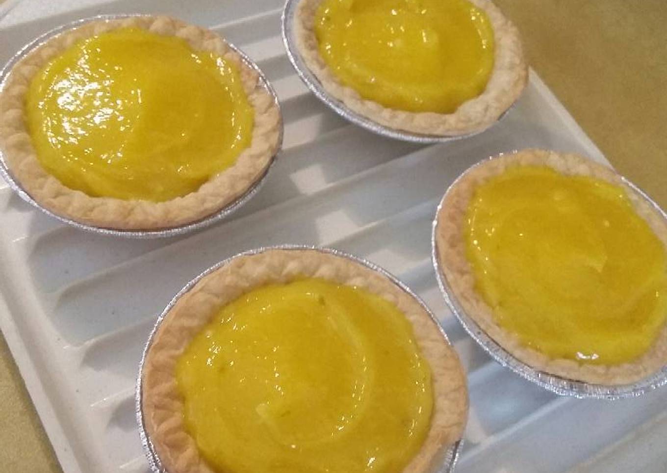 Butterless Lime Curd Mini Pies