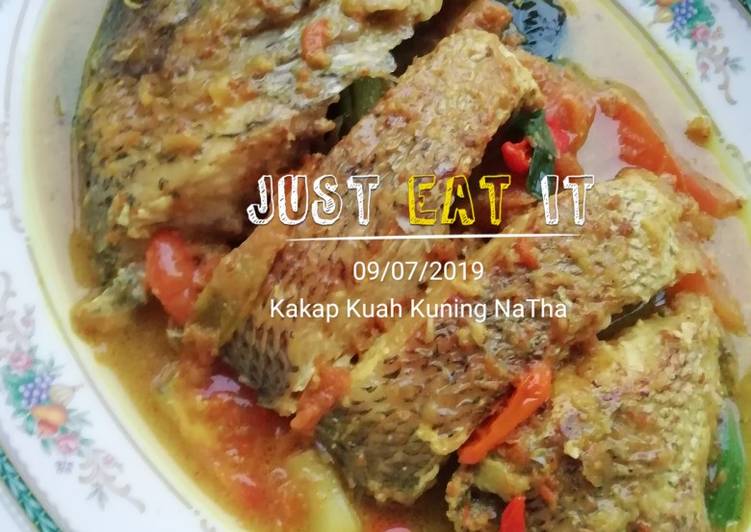 Resep Kakap Kuah kuning, Bikin Ngiler