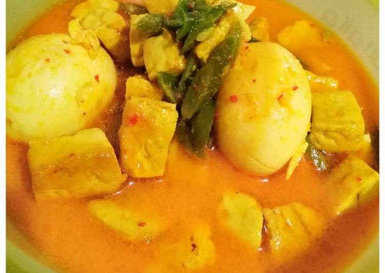 Telur tanpa santan kari Resepi Kari