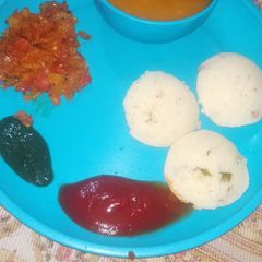 Sooji idli A picture of Sooji idli.