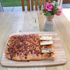 A picture of Cheese Garlic Focaccia.