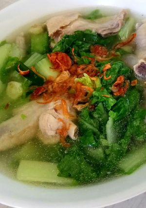 Foto resep Sup Sawi Keriting