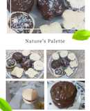 Alfajores de maicena rellena con chocolates