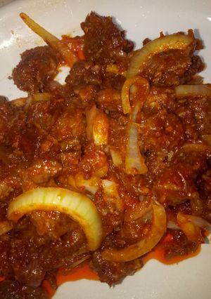 Gambar Daging masak pedas