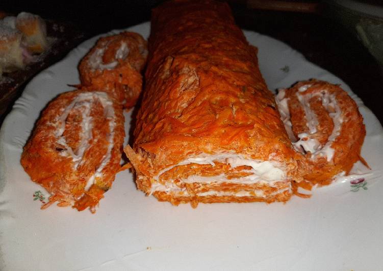Répa tekercs 🥕🧀🥓 gluténmentes (hidegtálra)