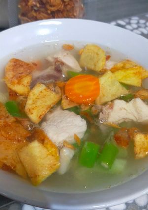 Foto resep Sup Ayam dan sayur sehat