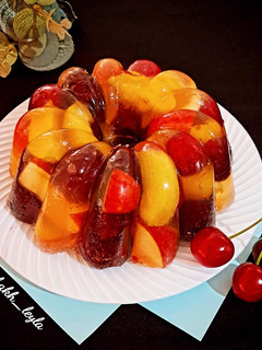 عکسی از دستور ژله میوه ای