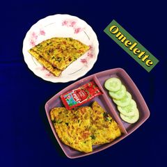 A picture of Vegetable Omelette.