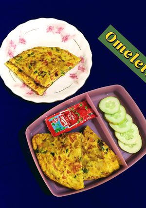 A picture of Vegetable Omelette.