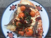 A picture of chinese pizza