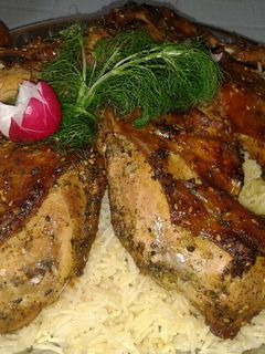 صورة لوصفة دجاج مشوي بالفرن بالزعتر