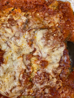 Una foto de Berenjenas a la parmesano