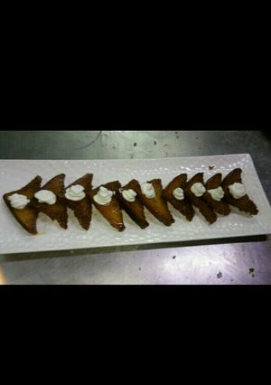 A picture of Pineapple flavoured Shahi tukda.