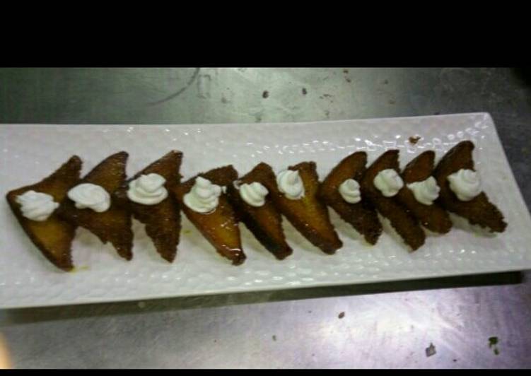 Pineapple flavoured Shahi tukda