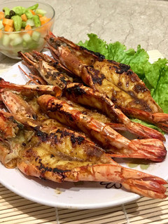 Foto resep Udang bakar simpel (Teflon)