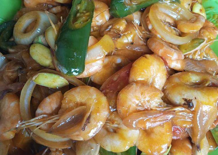 Masakaan udang soscangbe