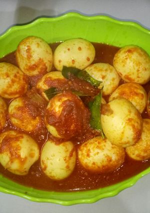 Foto resep Telur balado... Delisioso... 😋😋😋
