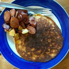 A picture of Instant oatmeal pancakes.
