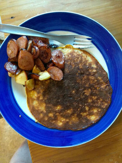 A picture of Instant oatmeal pancakes.