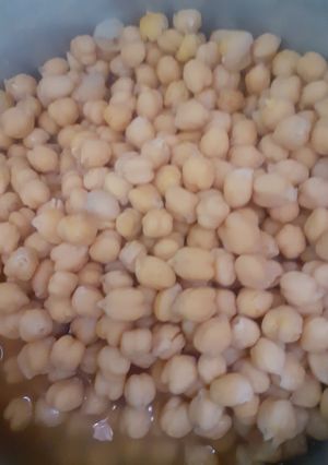 صورة لوصفة طريقة سلق الحمص