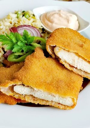 Rántott csirkemell recept fotója