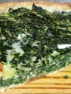 Una foto de Tarta de espinacas con queso