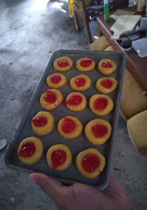Foto resep Thumprint cookies simple