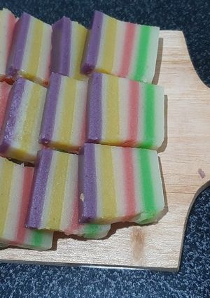 Foto resep Kue Lapis Pelangi