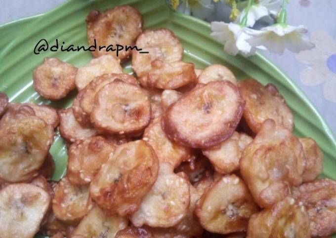Anti Ribet, Bikin Pisang goreng wijen Enak Terbaru