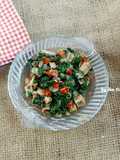 Tumis Daun Kelor dan Tempe