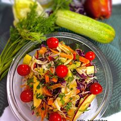 A picture of Fruity Cabbage Salad.