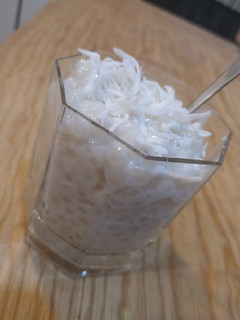 Una foto de Pudín vegano de tapioca con coco 🥥