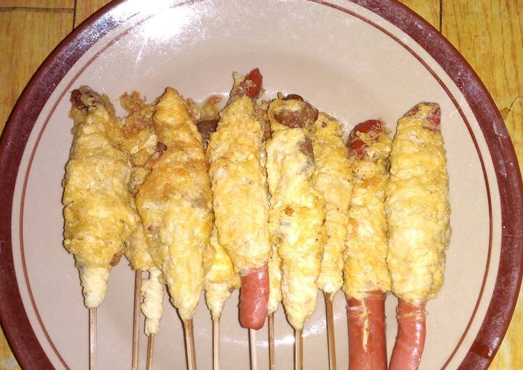 Recipe of DietPerfect Sate Telur Sosis Bakso
