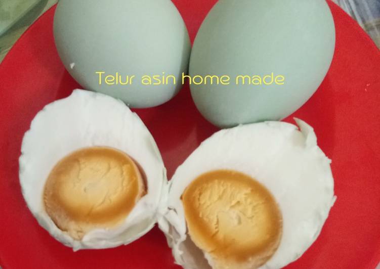 Telur asin home made