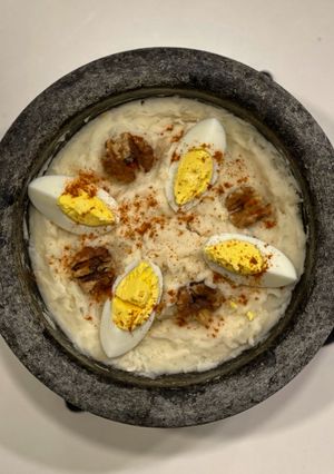 西班牙鹽漬鱈魚薯泥 Atascaburras 的食譜成品照片