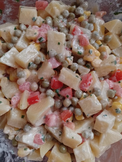 Una foto de Ensalada de papas