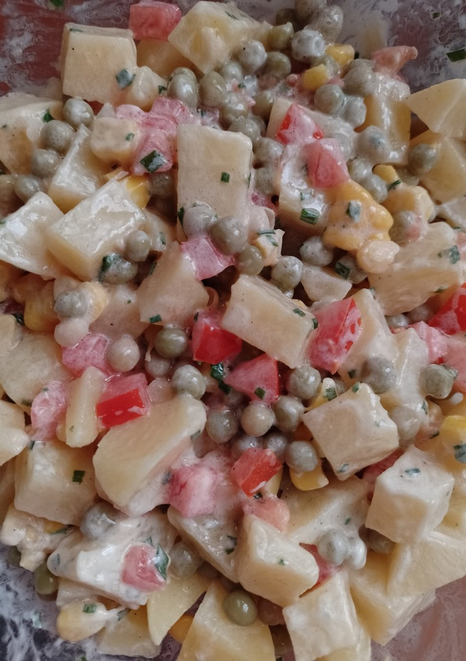 Una foto de Ensalada de papas
