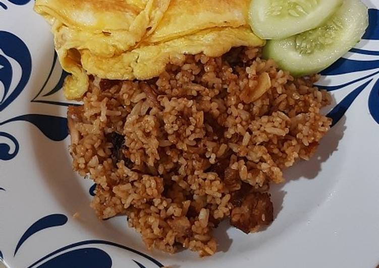 Resep Nasi goreng ikan tongkol crunchy Enak Banget