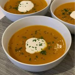 A picture of Butternut Squash Soup.