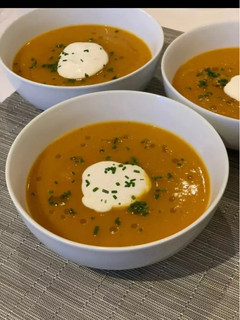 A picture of Butternut Squash Soup.