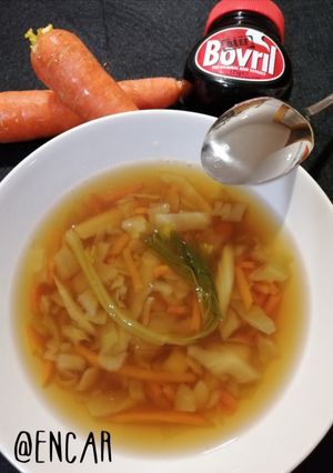 Una foto de Sopa de verduras