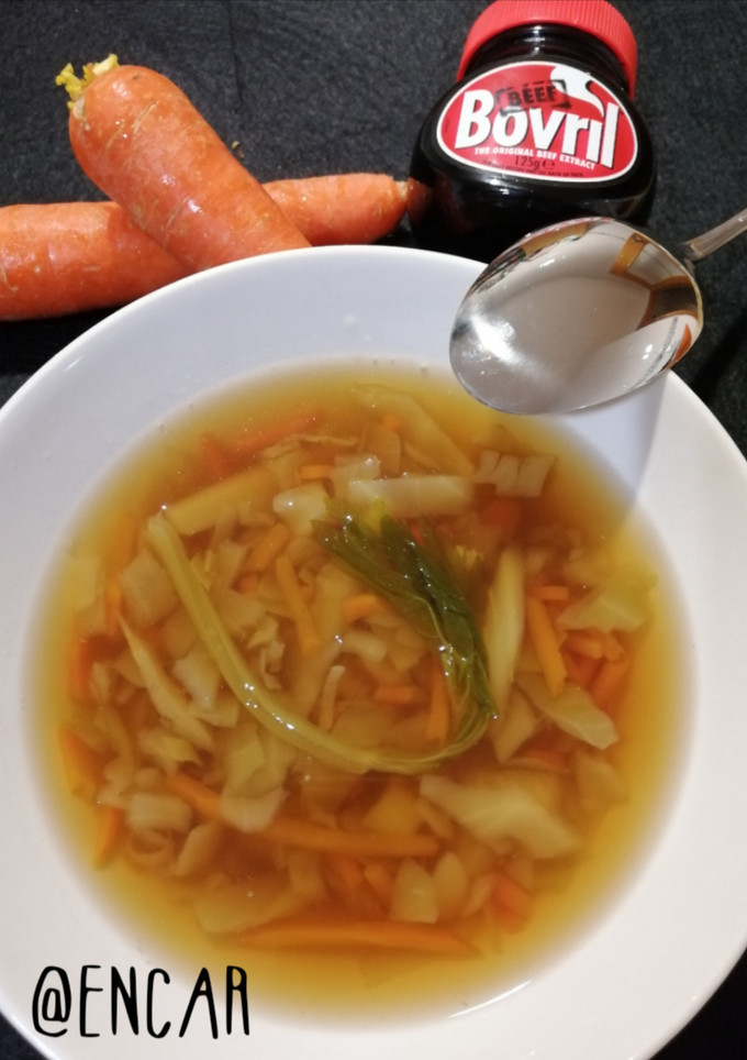 Una foto de Sopa de verduras
