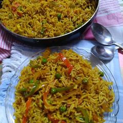 Instant tawa pulao A picture of Instant tawa pulao.