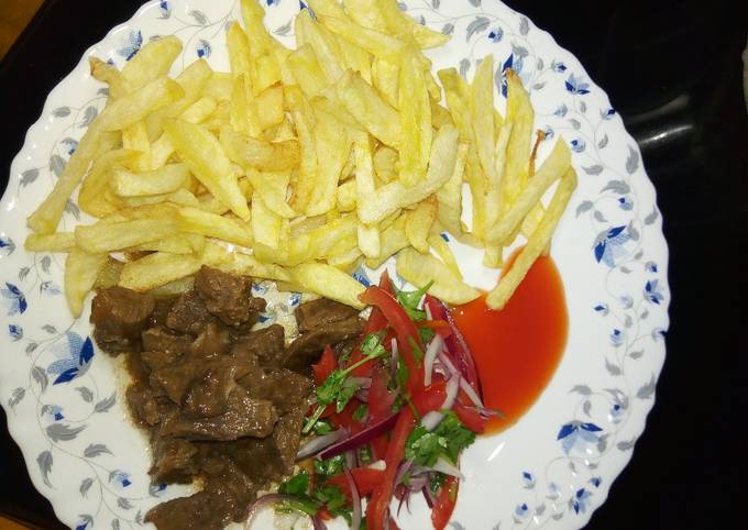 Chips and beef #4weekschallenge